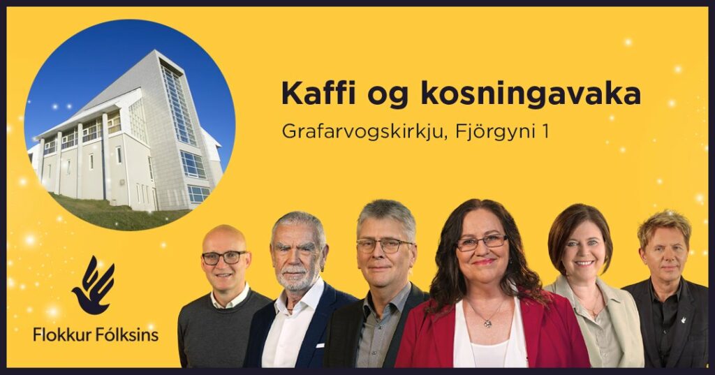 Read more about the article Kosningakaffi og kosningavaka í Reykjavík